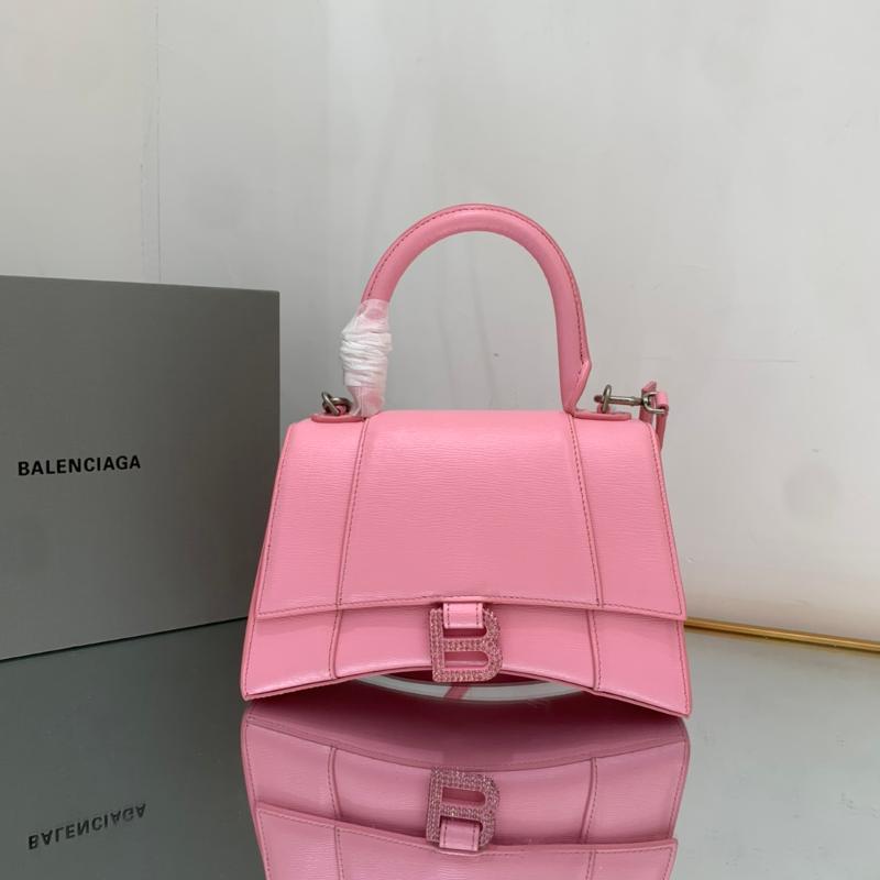 Balenciaga Bags 593546 Hand Rubbed Diamond Buckle Pink